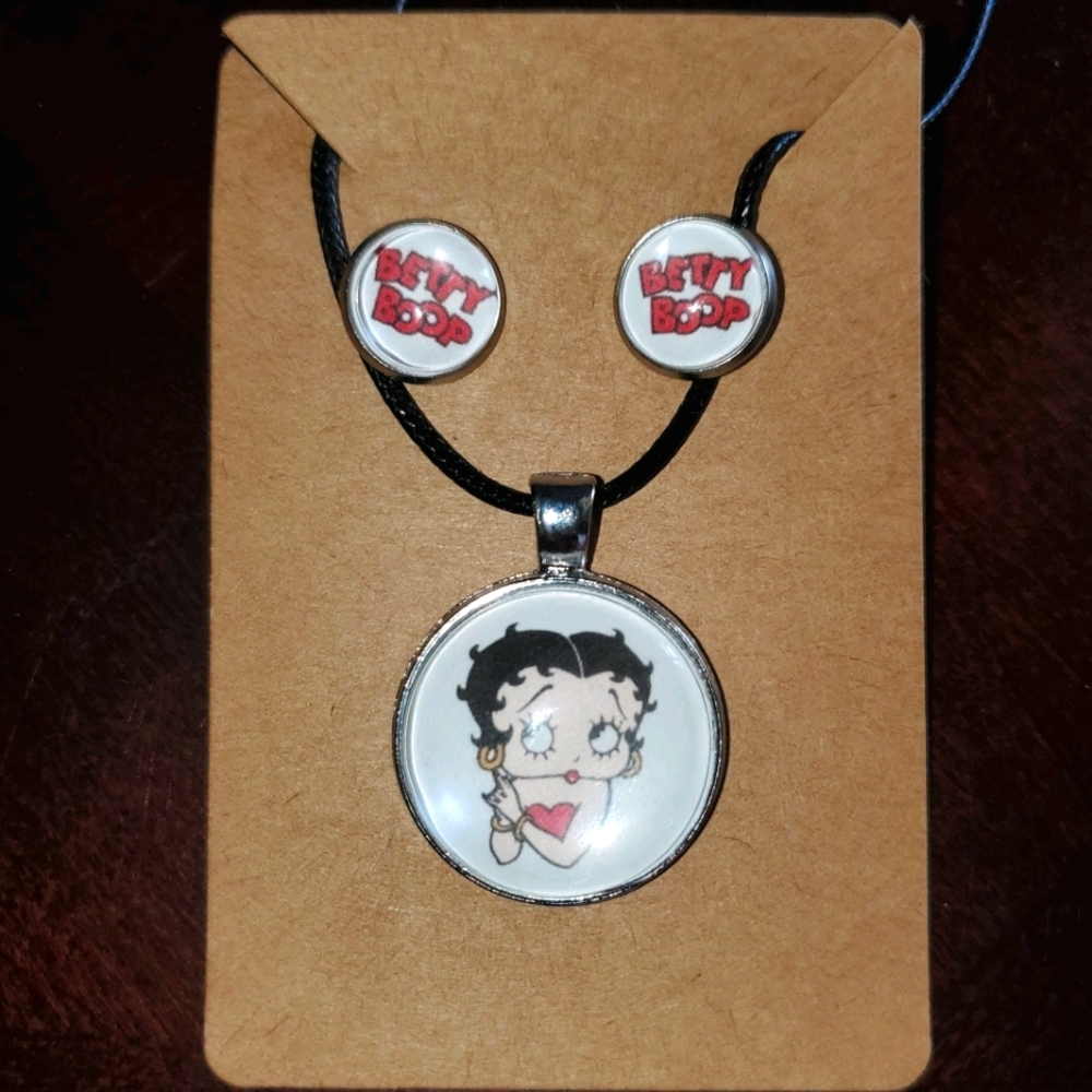 Betty Boop jewelry set